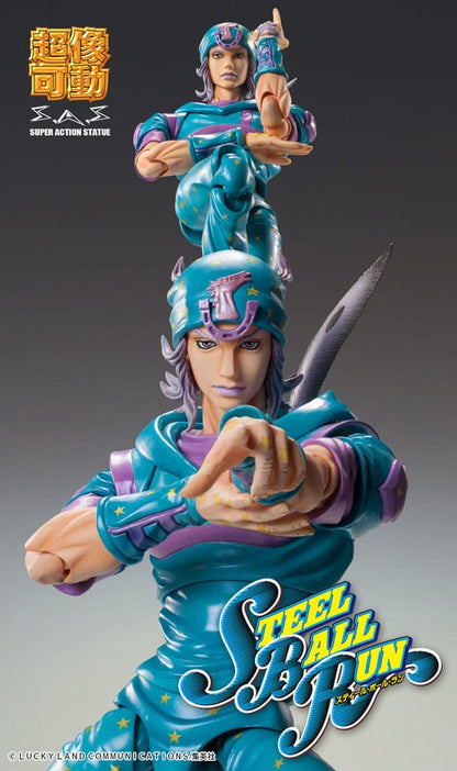 JoJo's Bizarre Adventure Part7 Steel Ball Run Super Action Actionfigur Chozokado Johnny Joestar Second 15 cm Image 4