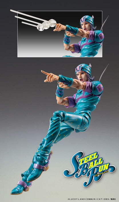 JoJo's Bizarre Adventure Part7 Steel Ball Run Super Action Actionfigur Chozokado Johnny Joestar Second 15 cm Image 7