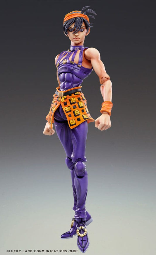 JoJo's Bizarre Adventure Part 5: Golden Wind Actionfigur Chozokado Narancia Ghirga & As 15 cm Image 1