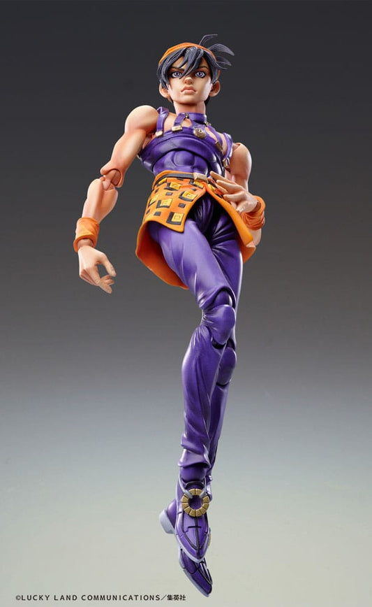 JoJo's Bizarre Adventure Part 5: Golden Wind Actionfigur Chozokado Narancia Ghirga & As 15 cm Image 2