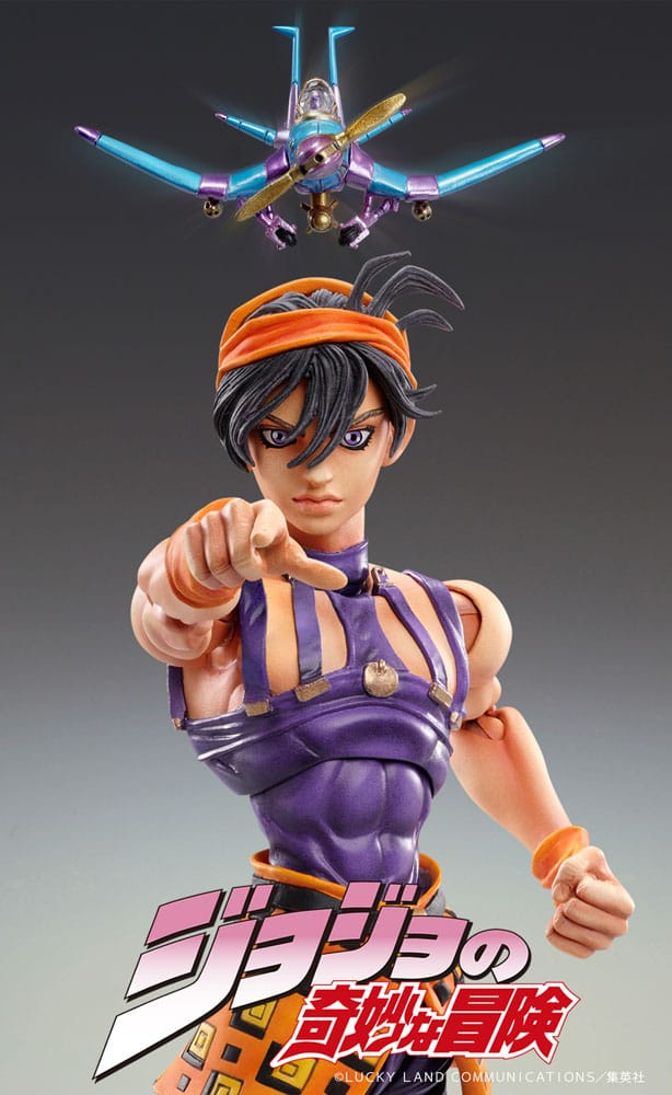 JoJo's Bizarre Adventure Part 5: Golden Wind Actionfigur Chozokado Narancia Ghirga & As 15 cm Image 3