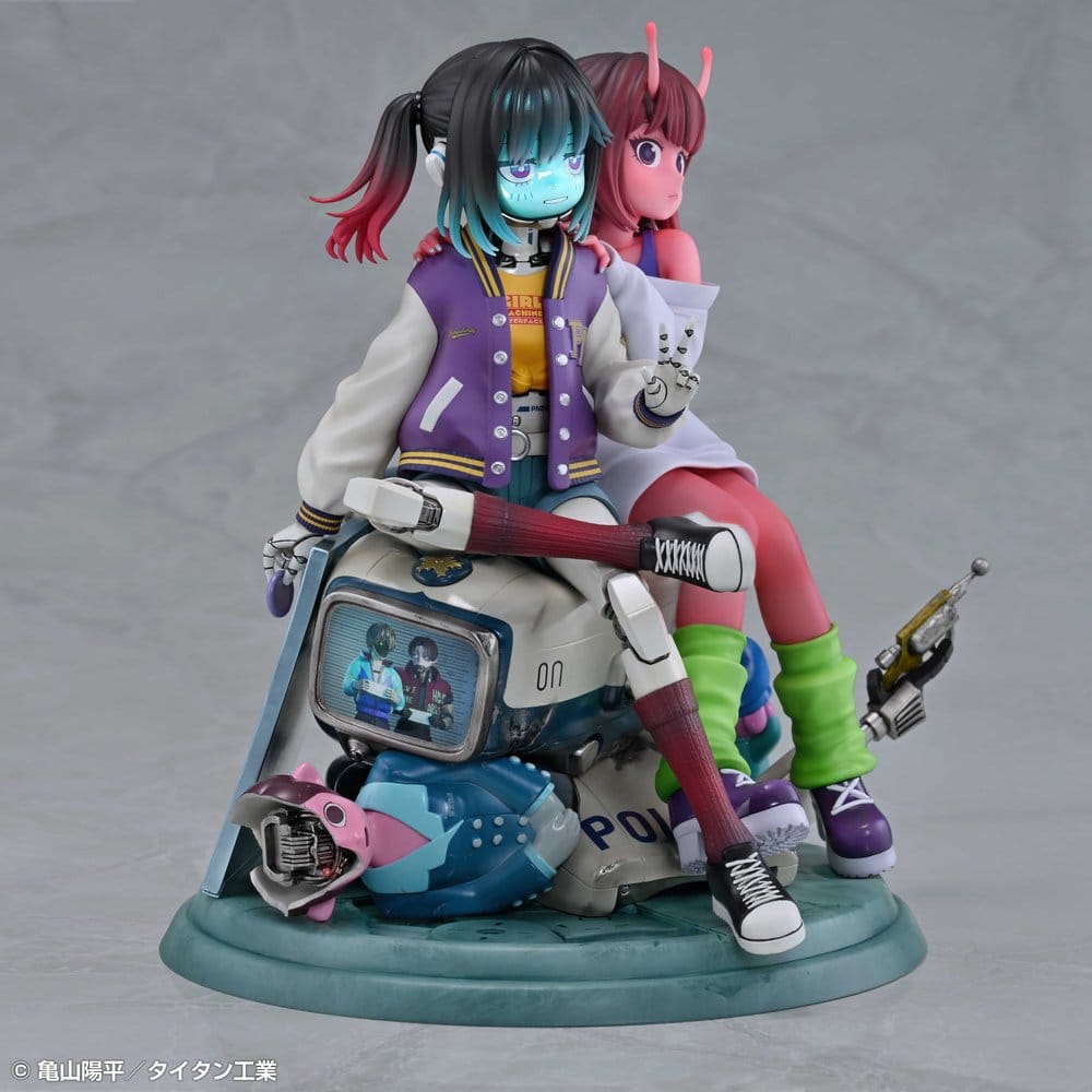 Milky Subway The Galactic Limited Express PVC Figuren 2er-Pack Chiharu & Makina 18 cm Image 9