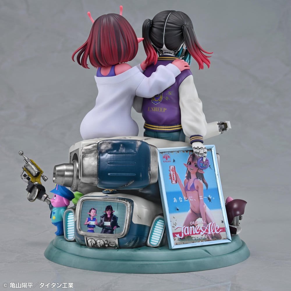 Milky Subway The Galactic Limited Express PVC Figuren 2er-Pack Chiharu & Makina 18 cm Image 10