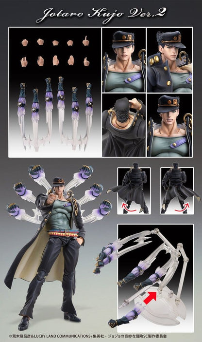 JoJo's Bizarre Adventure: Stardust Crusaders Chozokado Actionfigur Jotaro Kujo Ver.2 16 cm Image 12