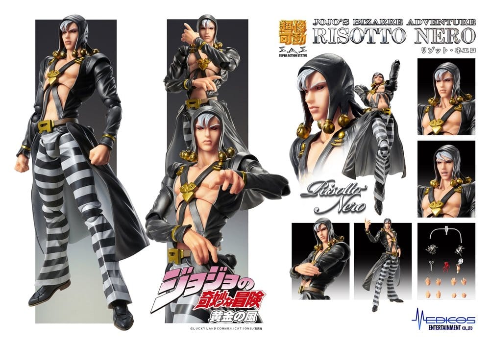 JoJo's Bizarre Adventure: Golden Wind Actionfigur Risotto Nero 16 cm Image 12