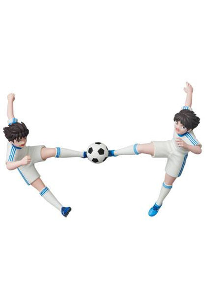 Captain Tsubasa Series 2 UDF Minifiguren Ohzora Tsubasa and Misaki Taro (Twin shoot) (Reproduction) 13 cm Image 1