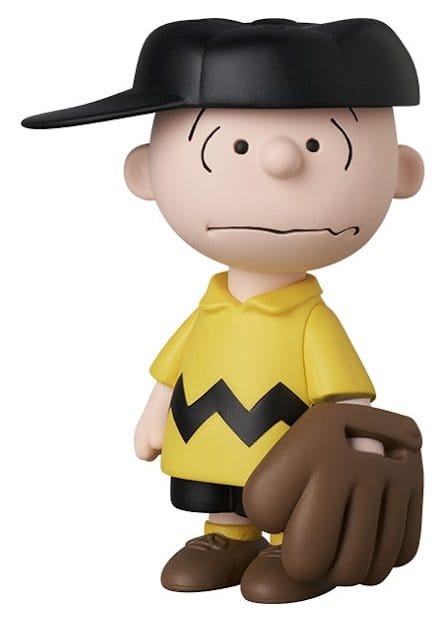 MLB × Peanuts UDF PVC Figur Chicago White Sox Charlie Brown 9 cm Image 1