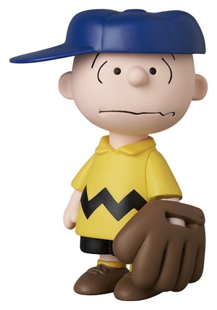 MLB × Peanuts UDF PVC Figur New York Mets Charlie Brown 9 cm Image 1