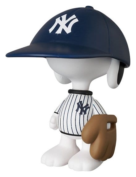 MLB × Peanuts UDF PVC Figur New York Yankees Snoopy 7 cm Image 1