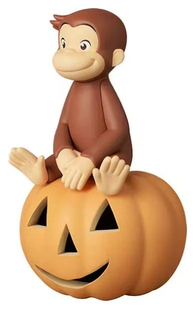 Coco, der neugierige Affe UDF Minifigur mit Kürbis 6 cm Image 1