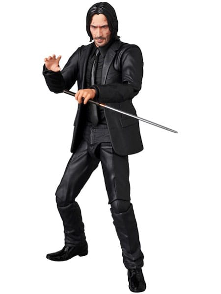 John Wick MAFEX Actionfigur John Wick (Chapter 3) Parabellum 16 cm Image 3