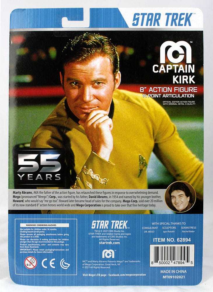 Star Trek Actionfigur Kirk 55th Anniversary 20 cm Image 2