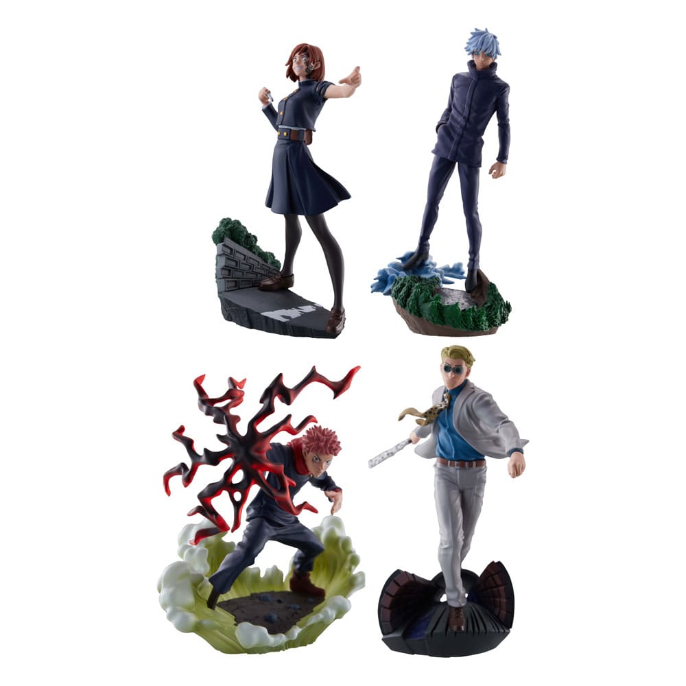 Jujutsu Kaisen Petitrama Series Sammelfiguren 4er-Pack Jujutsu Kaisen Series Vol.2 Set 9 cm Image 1