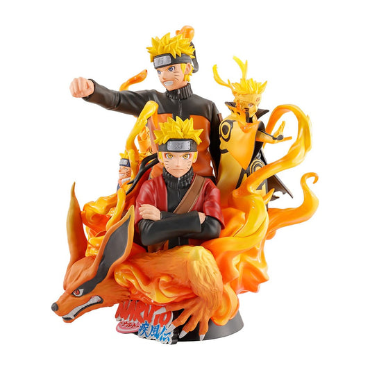 Naruto Shippuden Petitrama DX PVC Mini-Statue Naruto 01 15 cm Image 2