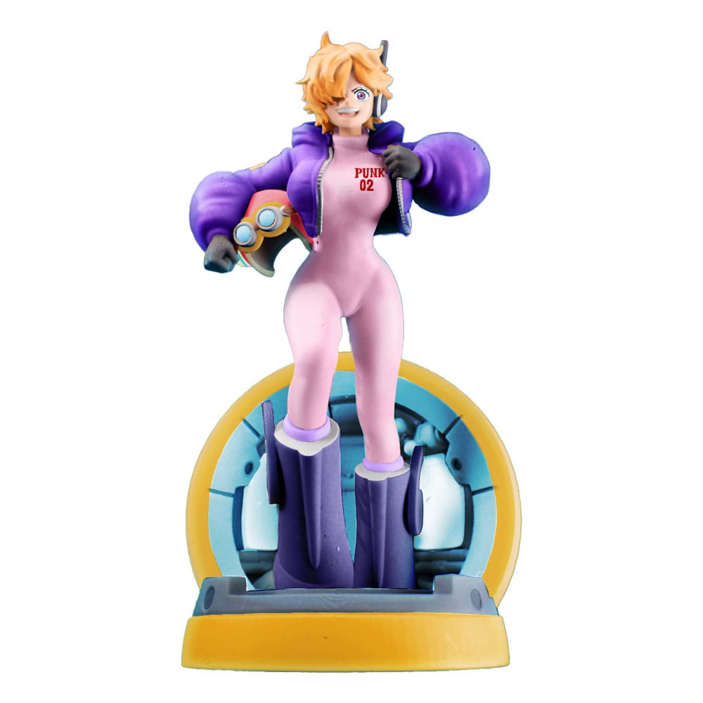 One Piece Petitrama PVC Mini-Statue Logbox Re Birth Egghead 4er-Set 9 cm Image 2