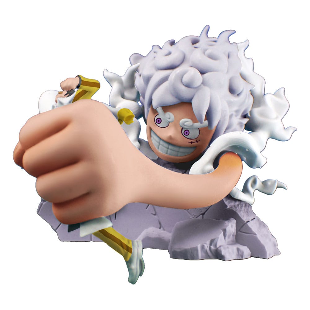 One Piece Petitrama PVC Mini-Statue Logbox Re Birth Egghead 4er-Set 9 cm Image 3