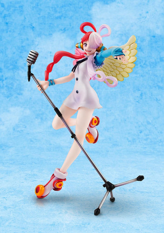 One Piece Red P.O.P PVC Statue Diva of the world Uta 23 cm Image 1