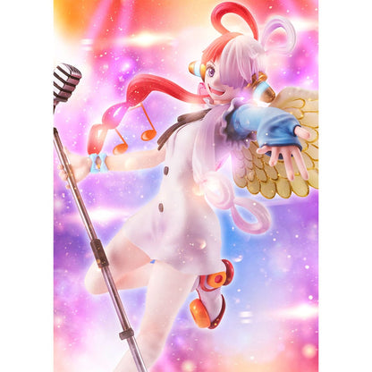 One Piece Red P.O.P PVC Statue Diva of the world Uta 23 cm Image 3