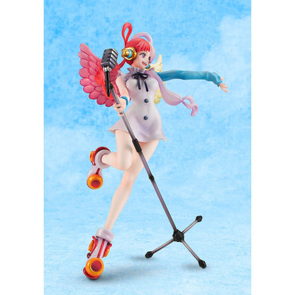 One Piece Red P.O.P PVC Statue Diva of the world Uta 23 cm Image 5