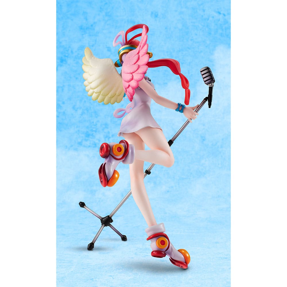 One Piece Red P.O.P PVC Statue Diva of the world Uta 23 cm Image 6