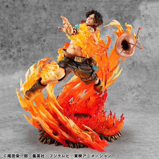 One Piece P.O.P PVC Statue NEO-Maximum Portgas D. Ace 15th Anniversary Super Limited Reprint Ver. 23 cm Image 1