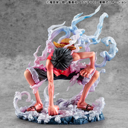 One Piece P.O.P PVC Statue Monkey D. Ruffy Gear 2 Limited Edition 19 cm Image 1