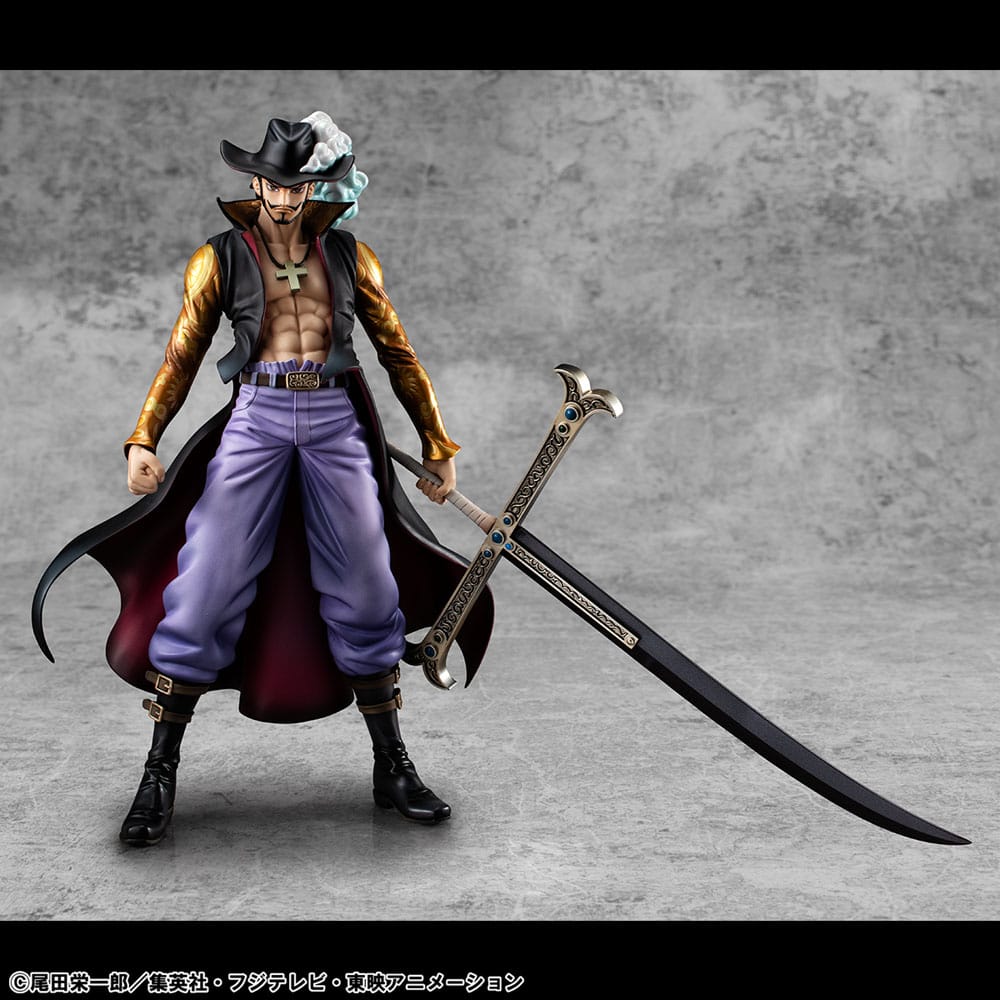 One Piece P.O.P SA-MAXIMUM PVC Statue Hawk Eye Dracule Mihawk Ver. R 29 cm Image 4