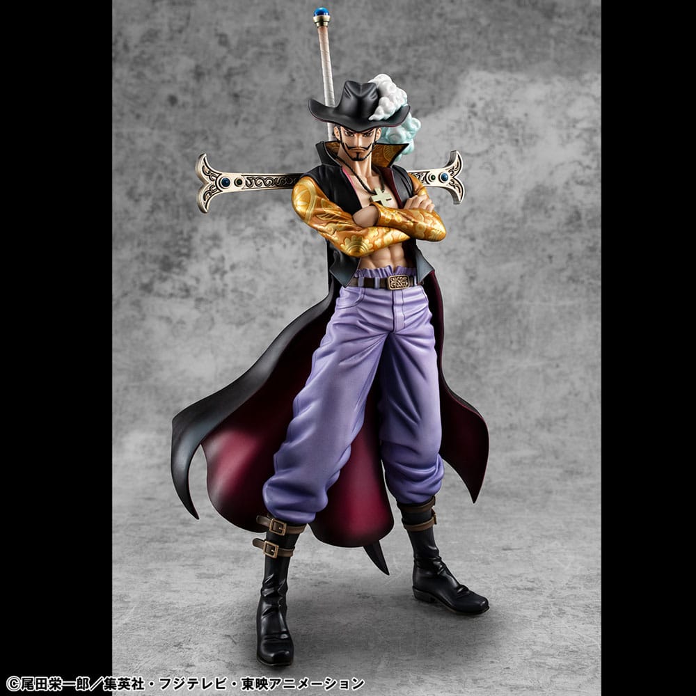 One Piece P.O.P SA-MAXIMUM PVC Statue Hawk Eye Dracule Mihawk Ver. R 29 cm Image 16