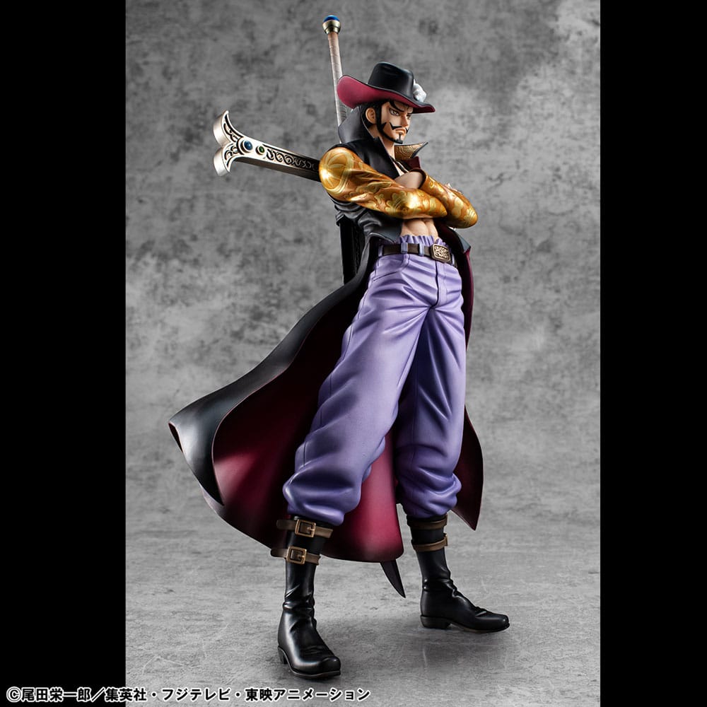 One Piece P.O.P SA-MAXIMUM PVC Statue Hawk Eye Dracule Mihawk Ver. R 29 cm Image 17