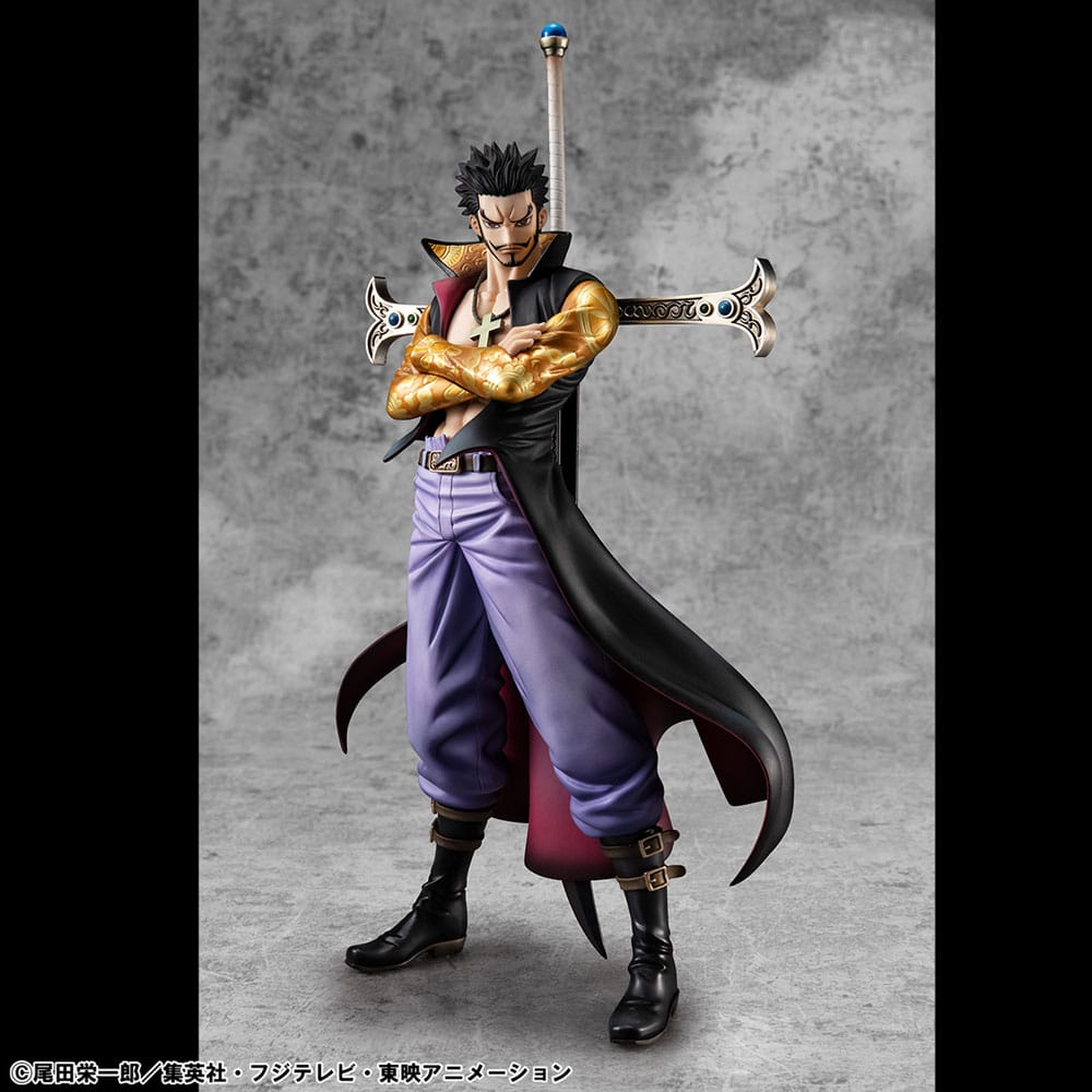 One Piece P.O.P SA-MAXIMUM PVC Statue Hawk Eye Dracule Mihawk Ver. R 29 cm Image 19