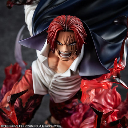 One Piece P.O.P SA-MAXIMUM PVC Statue Leader of Red Hair Pirates Red-Haired Shanks Kamusari 25 cm Image 5