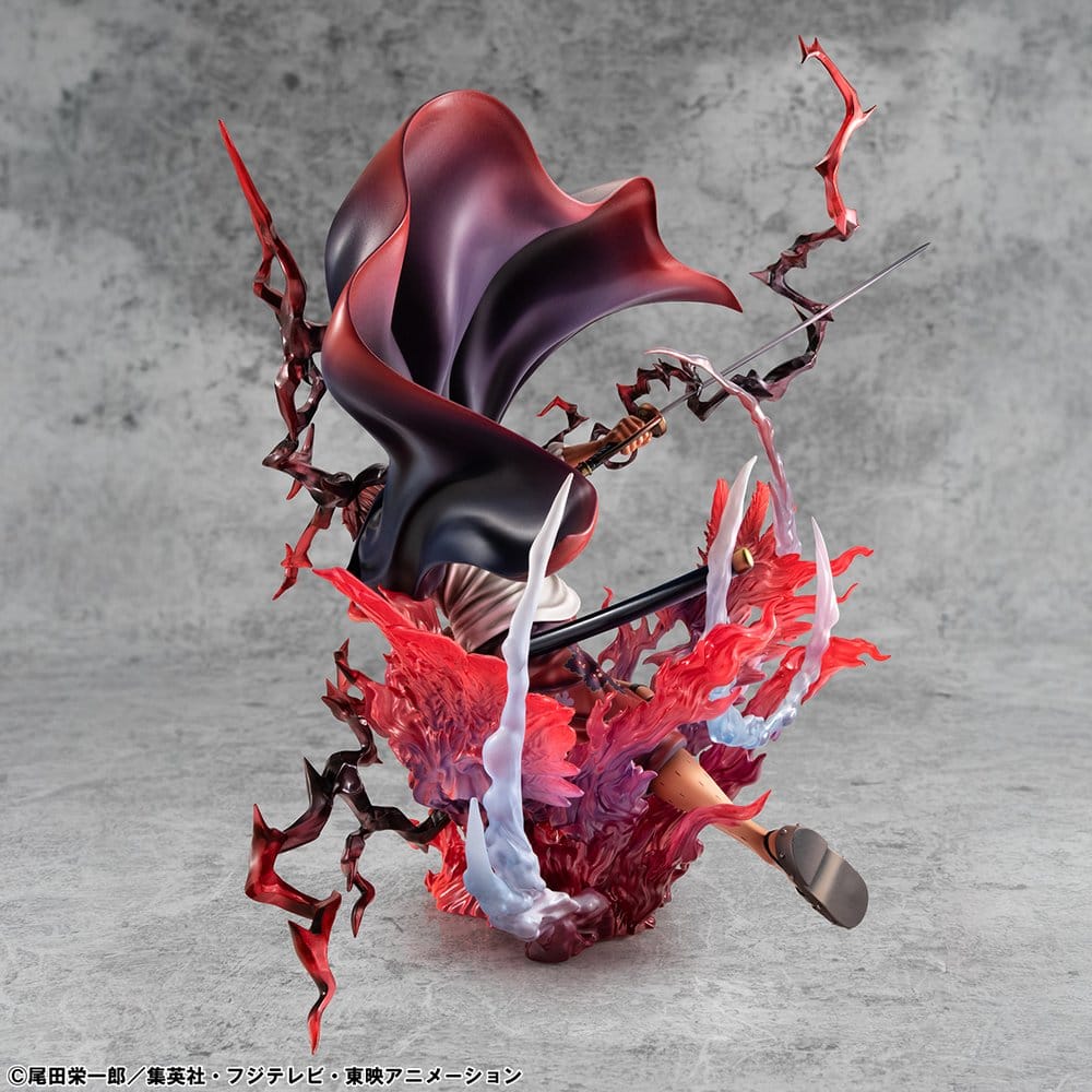 One Piece P.O.P SA-MAXIMUM PVC Statue Leader of Red Hair Pirates Red-Haired Shanks Kamusari 25 cm Image 19