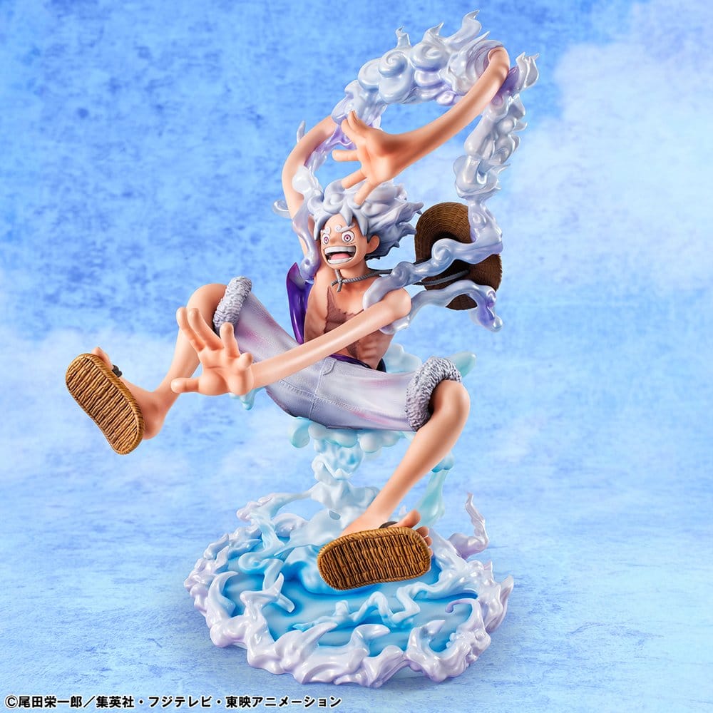 One Piece Portrait.Of.Pirates PVC Figur "Evolutionary History" Monkey D. Luffy "Gear Fifth" 26 cm Image 1