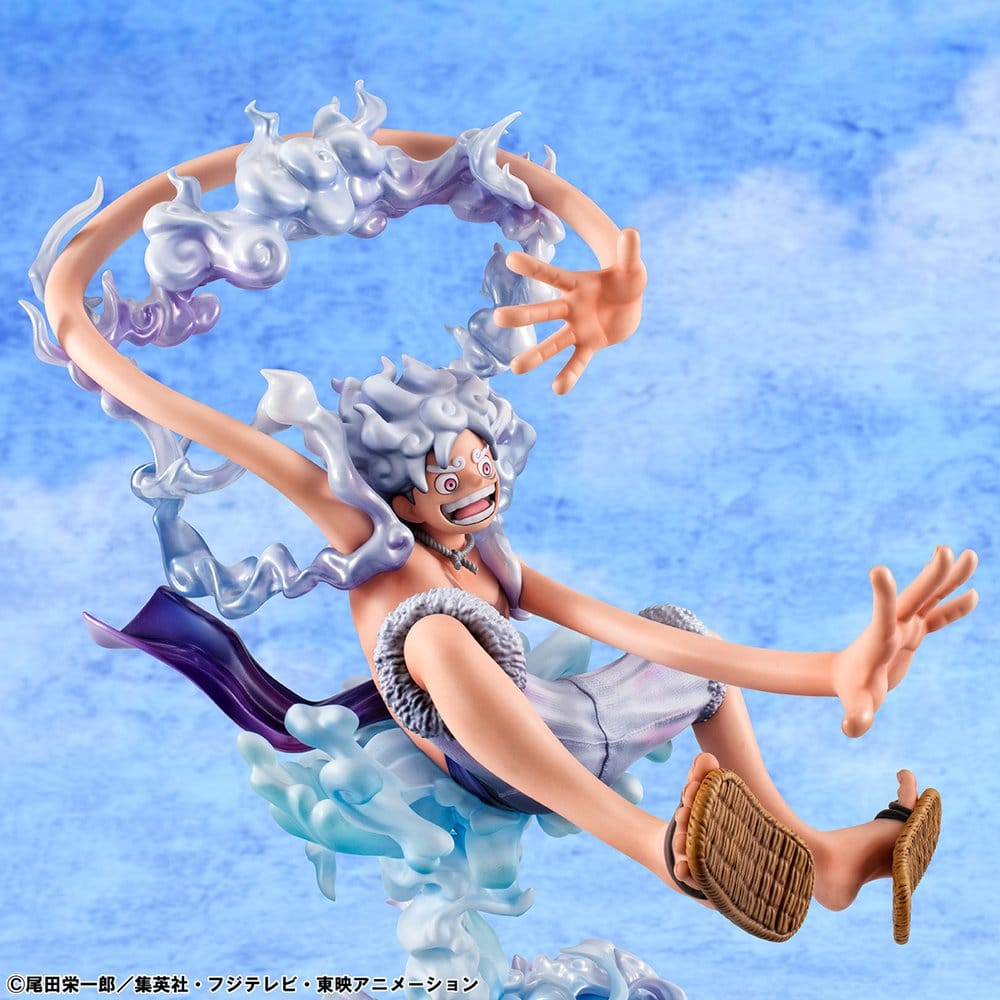 One Piece Portrait.Of.Pirates PVC Figur "Evolutionary History" Monkey D. Luffy "Gear Fifth" 26 cm Image 3
