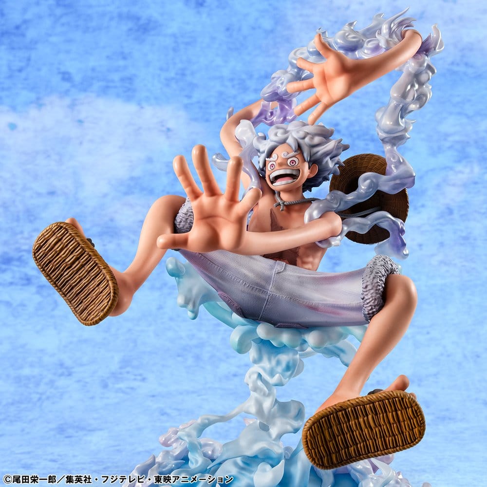 One Piece Portrait.Of.Pirates PVC Figur "Evolutionary History" Monkey D. Luffy "Gear Fifth" 26 cm Image 6