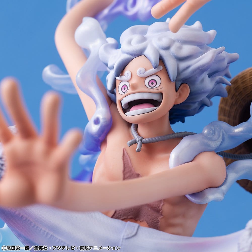 One Piece Portrait.Of.Pirates PVC Figur "Evolutionary History" Monkey D. Luffy "Gear Fifth" 26 cm Image 8