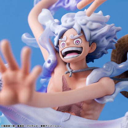 One Piece Portrait.Of.Pirates PVC Figur "Evolutionary History" Monkey D. Luffy "Gear Fifth" 26 cm Image 8
