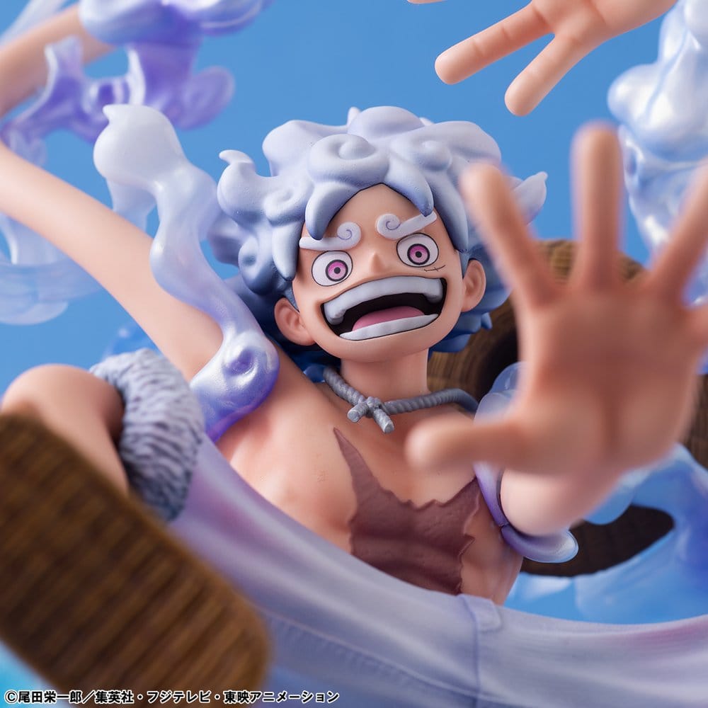 One Piece Portrait.Of.Pirates PVC Figur "Evolutionary History" Monkey D. Luffy "Gear Fifth" 26 cm Image 9