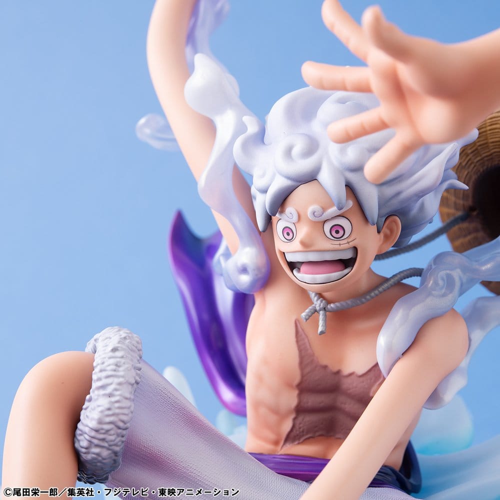 One Piece Portrait.Of.Pirates PVC Figur "Evolutionary History" Monkey D. Luffy "Gear Fifth" 26 cm Image 10