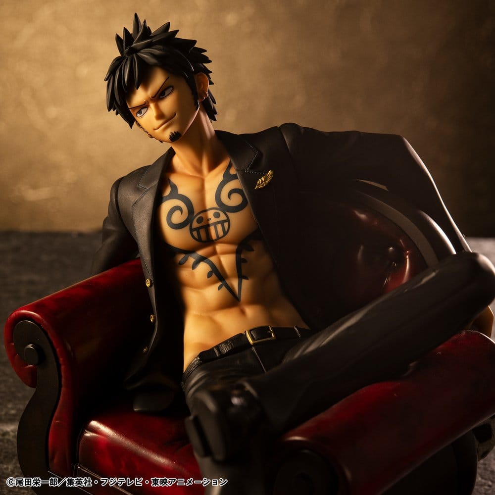 One Piece Portrait.Of.Pirates "S.O.C" PVC Figur Trafalgar Law Ver.R Image 6