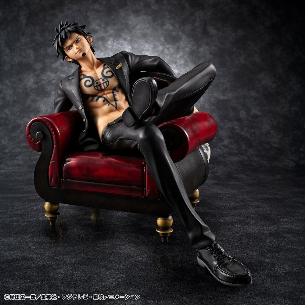 One Piece Portrait.Of.Pirates "S.O.C" PVC Figur Trafalgar Law Ver.R Image 10