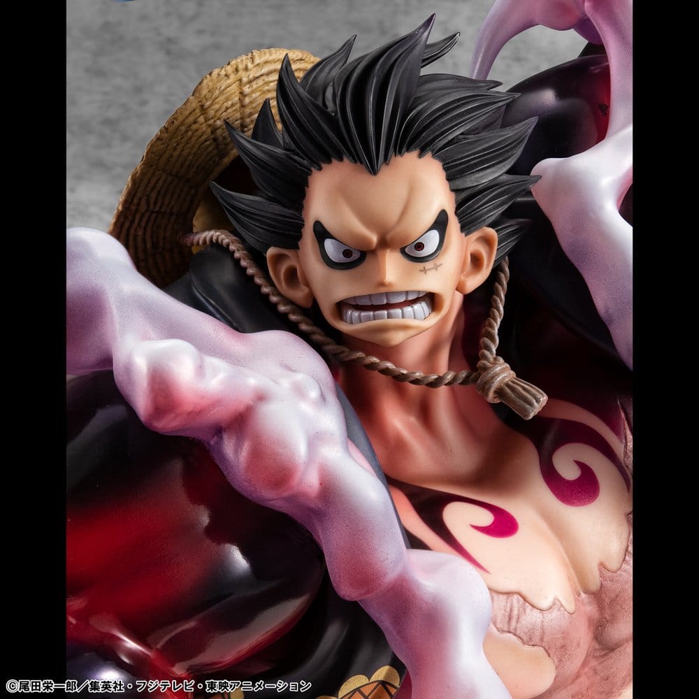 One Piece Portrait.Of.Pirates SA-Maximum PVC Figur Monkey D. Ruffy Gear 4 Bounce-Man 10th Limited Ver. 30 cm Image 6