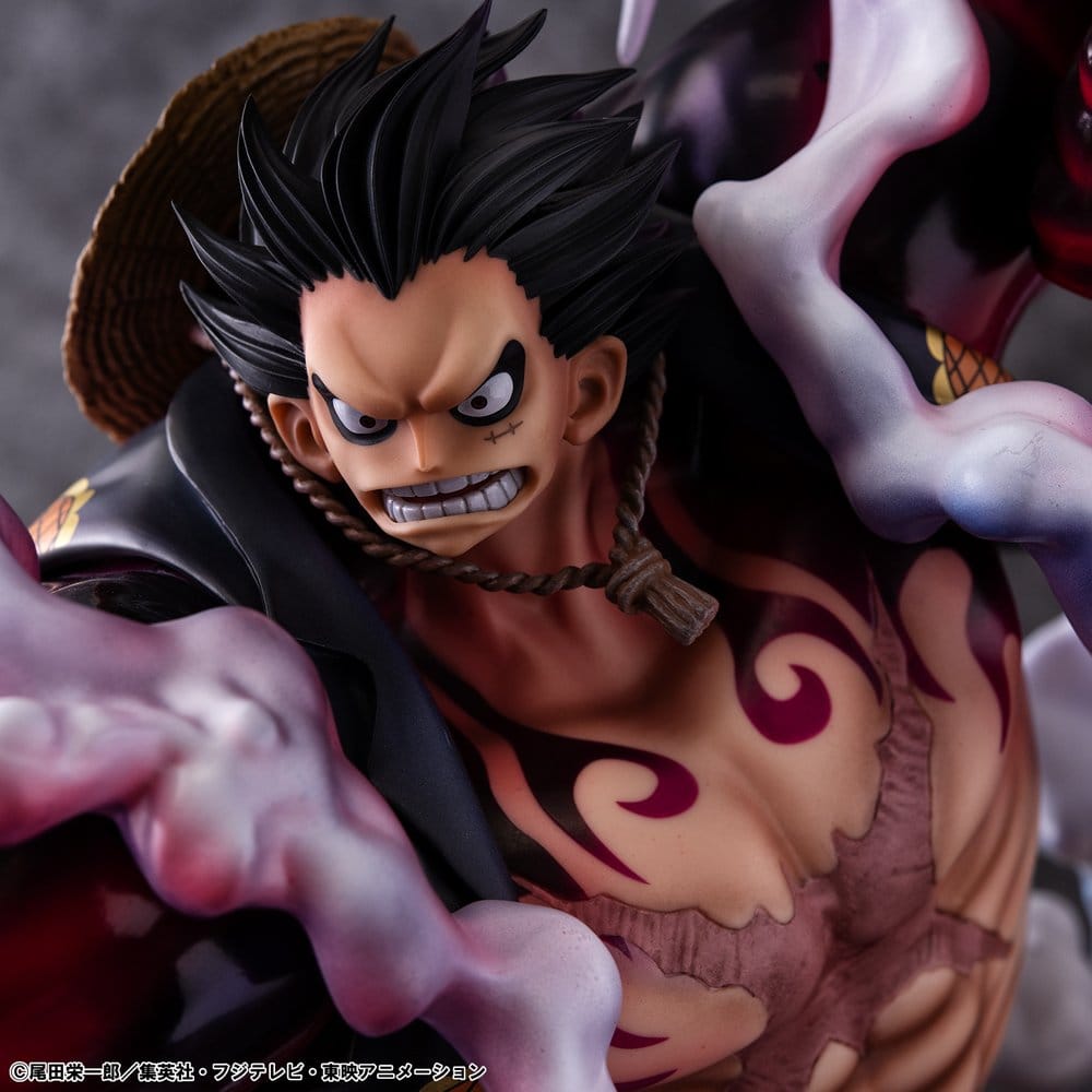 One Piece Portrait.Of.Pirates SA-Maximum PVC Figur Monkey D. Ruffy Gear 4 Bounce-Man 10th Limited Ver. 30 cm Image 7