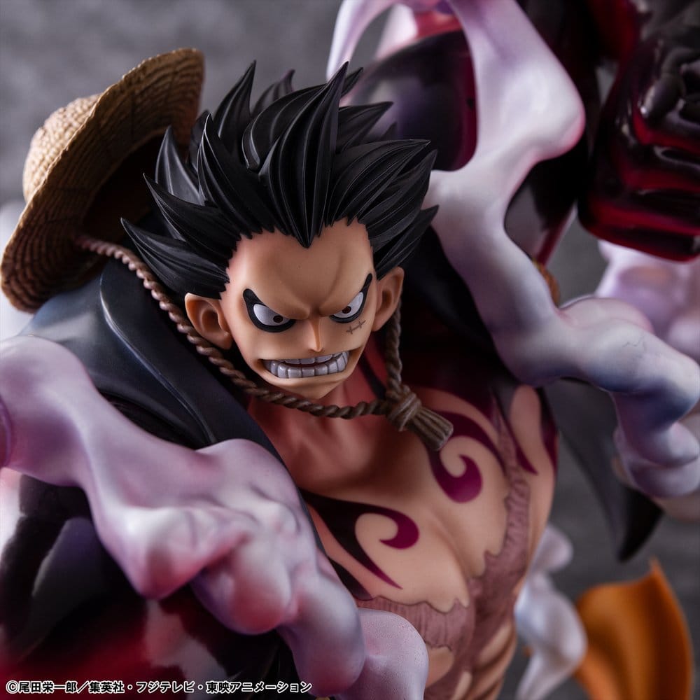 One Piece Portrait.Of.Pirates SA-Maximum PVC Figur Monkey D. Ruffy Gear 4 Bounce-Man 10th Limited Ver. 30 cm Image 8