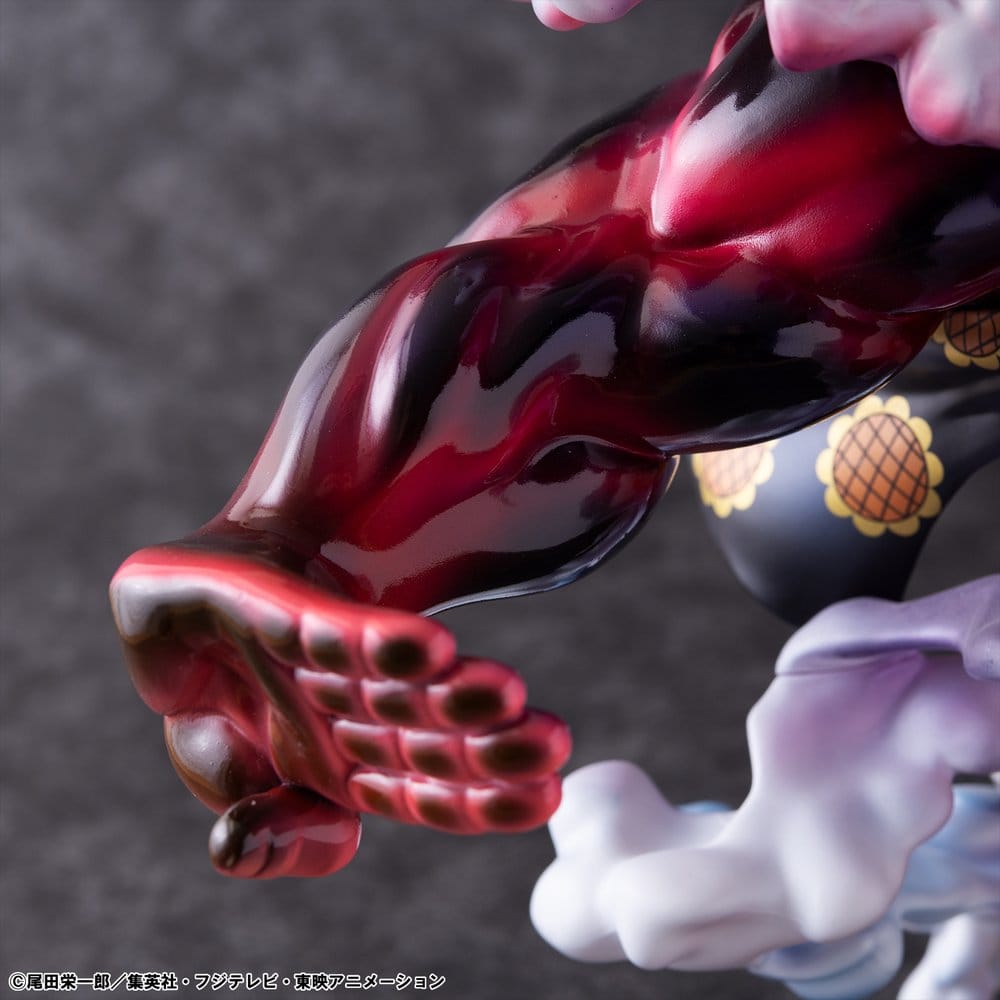 One Piece Portrait.Of.Pirates SA-Maximum PVC Figur Monkey D. Ruffy Gear 4 Bounce-Man 10th Limited Ver. 30 cm Image 9