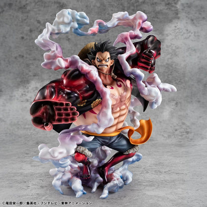 One Piece Portrait.Of.Pirates SA-Maximum PVC Figur Monkey D. Ruffy Gear 4 Bounce-Man 10th Limited Ver. 30 cm Image 13