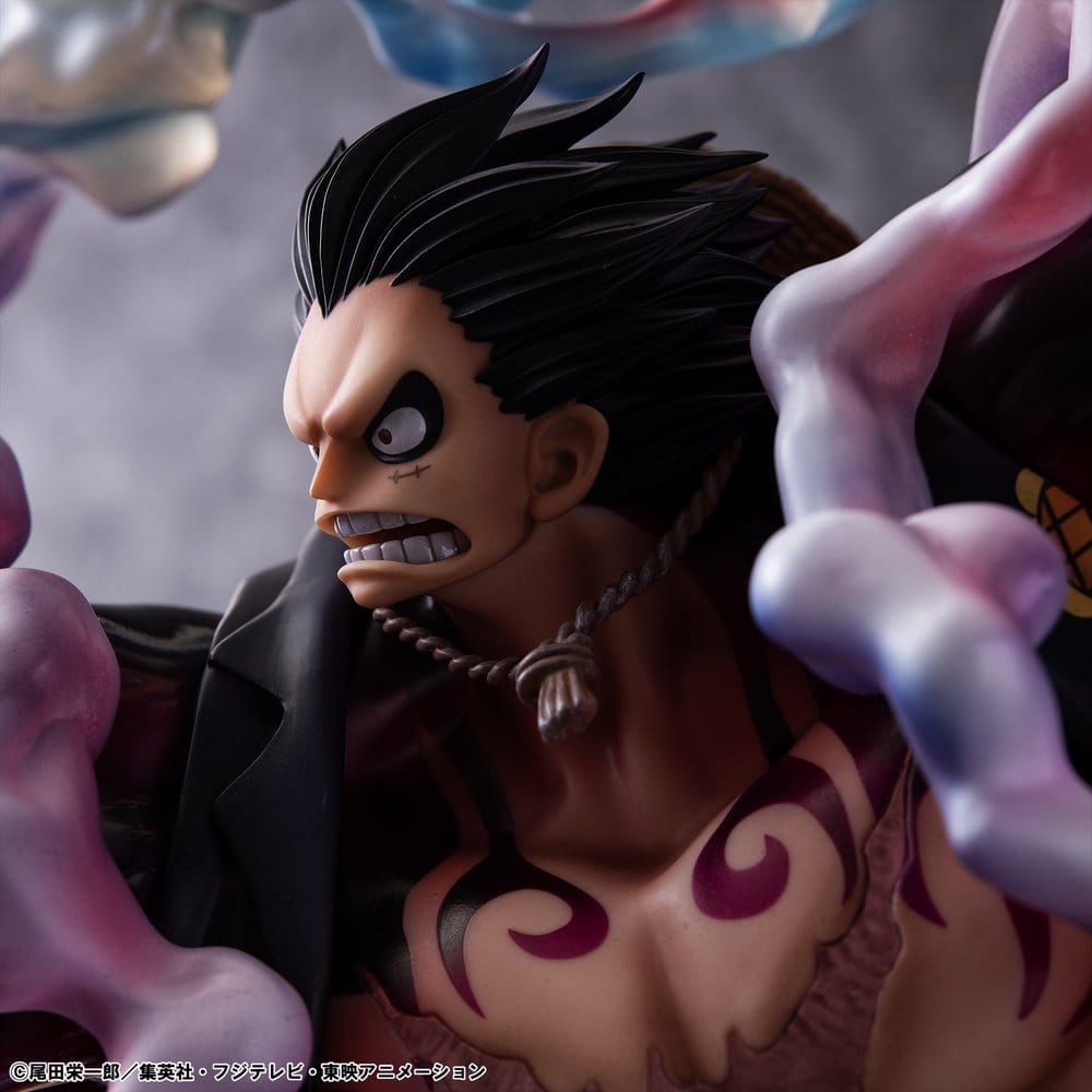 One Piece Portrait.Of.Pirates SA-Maximum PVC Figur Monkey D. Ruffy Gear 4 Bounce-Man 10th Limited Ver. 30 cm Image 14