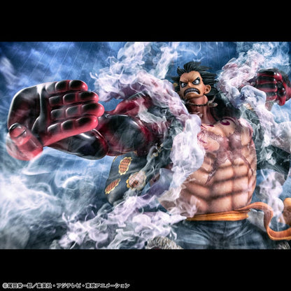 One Piece Portrait.Of.Pirates SA-Maximum PVC Figur Monkey D. Ruffy Gear 4 Bounce-Man 10th Limited Ver. 30 cm Image 17