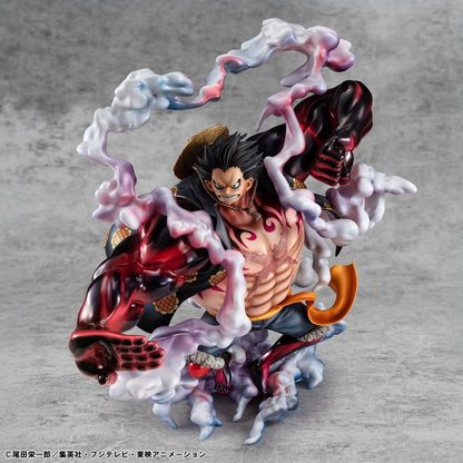 One Piece Portrait.Of.Pirates SA-Maximum PVC Figur Monkey D. Ruffy Gear 4 Bounce-Man 10th Limited Ver. 30 cm Image 18