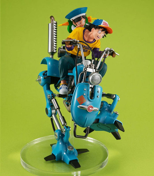 Dragonball Z Desktop Real McCoy EX PVC Diorama Son Goku & Son Gohan & Robot with two legs 20 cm Image 1